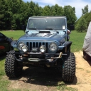 our jeep Blue
