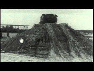 Demonstration of the features of the M422 'Mighty Mite' jeep in Virginia, United ...HD Stock Footage